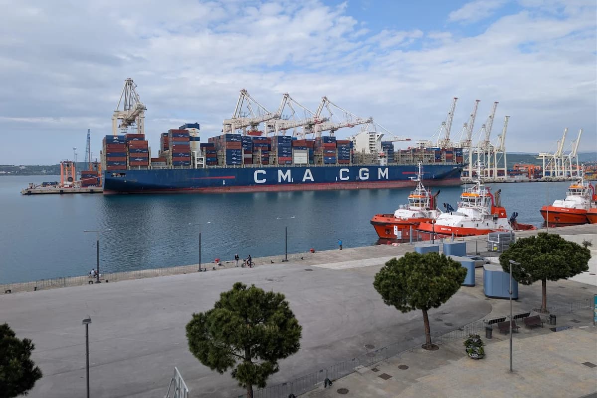Trajektna luka Kontejnerski terminal
